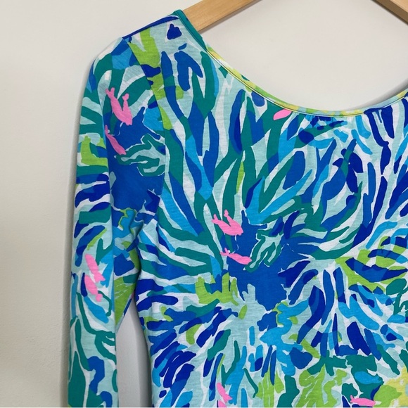 LILLY PULITZER LYNN GIRLS T SHIRT DRESS WADE AND SEA Size XL back to school - Picture 2 of 11